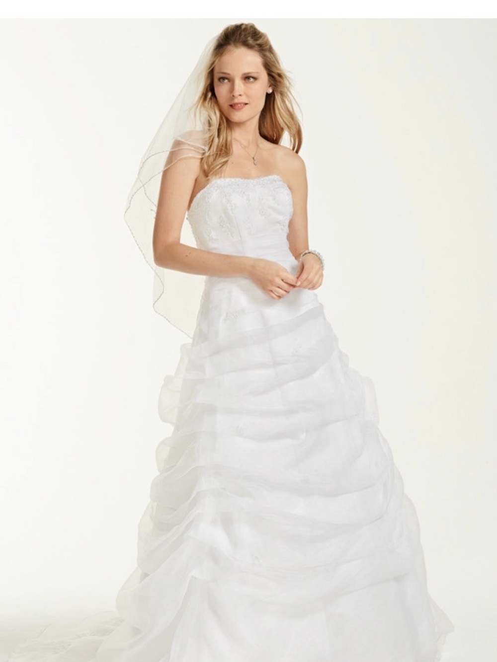 David’s Bridal Wedding Dress, Size 4 – Professionally Preserved